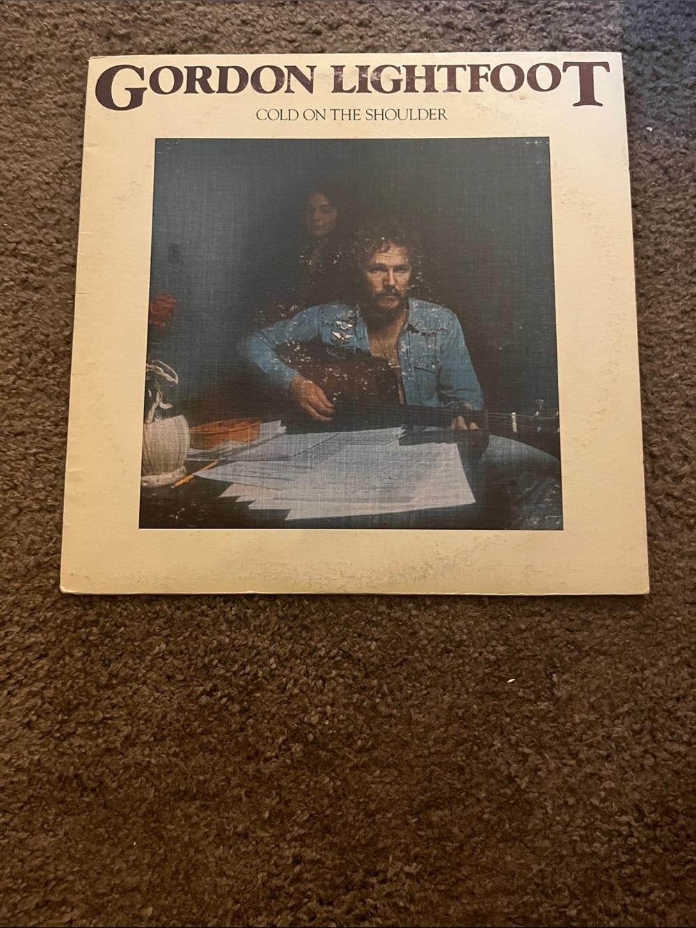 Warner Bros. Gordon Lightfoot Cold on the Shoulder Vinyl - Cream, Black, Blue